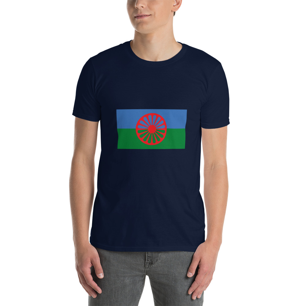 Camiseta de la bandera Gitana - The 4 Shirts ropa personalizada en Lleida